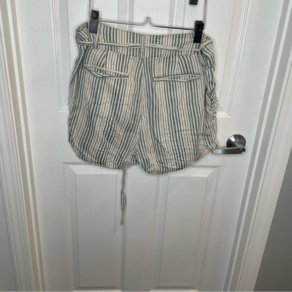 Free People Stripe Cotton Shorts 12 - Picture 2 of 11